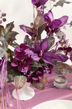 Accent Combo in Plum Velvet Wedding