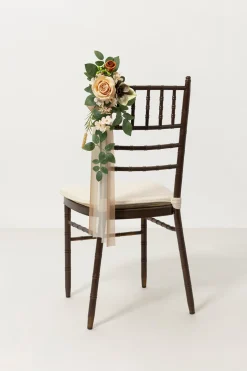 Aisle & Chair Decor in Apricot & Sage (Set of 8) | Clearance