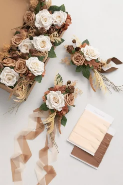 Aisle & Chair Decor in Earth Brown & Tawny Beige