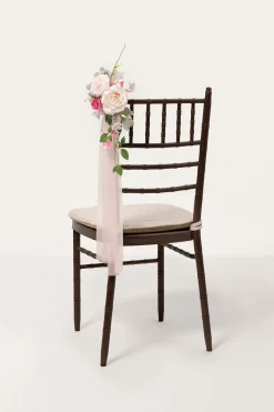 Aisle & Chair Decor in Powder Pink & Berry Pink