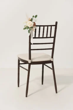 Aisle & Chair Decor in White & Beige | Clearance