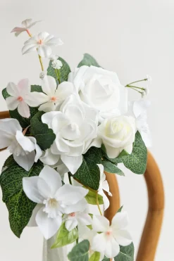 Aisle & Chair Decor in White & Sage