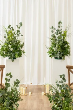 Altar Decor Free-Standing Flowers in Sage & Green | Clearance