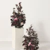 Altar Decor Free-Standing Flowers in Plum Velvet Wedding | Clearance