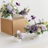 Assorted Floral Centerpiece Set in Lilac & Gold | Clearance