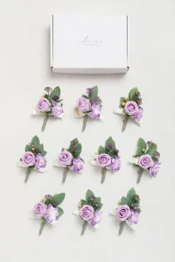Boutonnieres for Guests in Lilac | Clearance