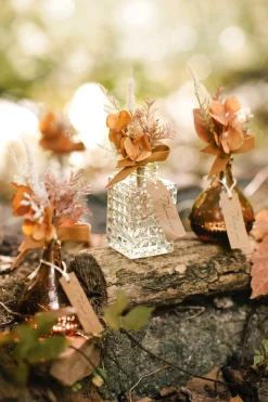 Boutonnieres for Guests in Rust & Sepia | Clearance