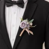 Boutonnieres in Lilac