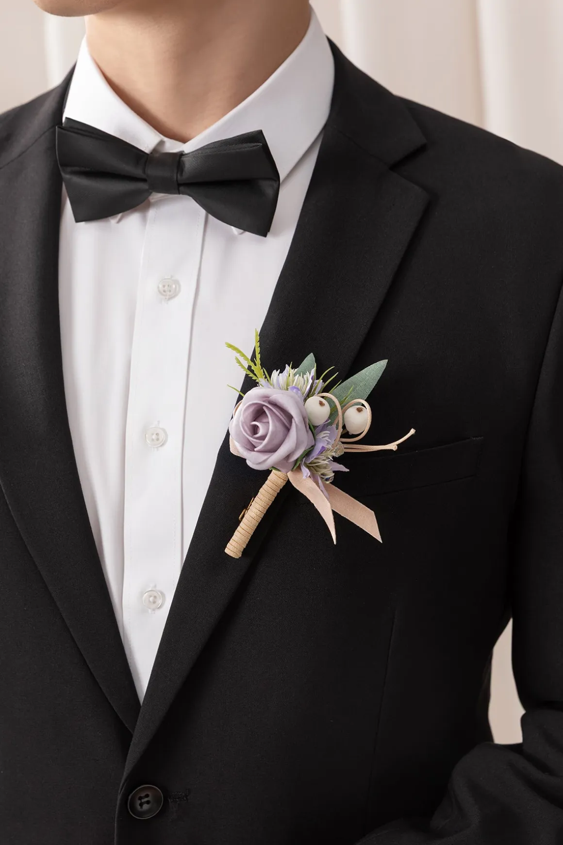 Boutonnieres in Lilac (Set of 6) | Clearance