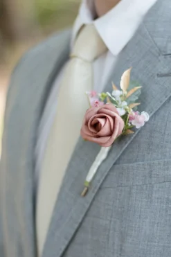 Boutonniere & Wrist Corsage Set