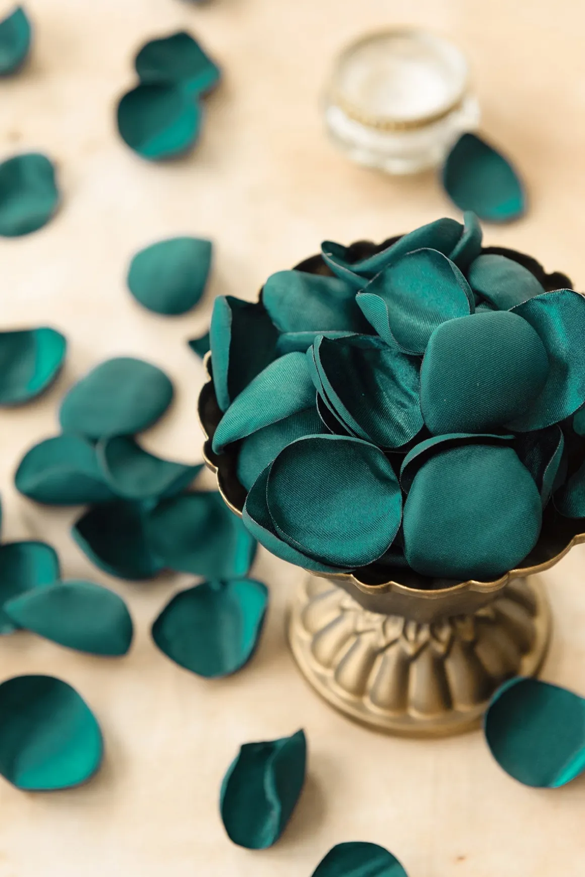 Bridal Flower Package in Dark Teal & Burnt Orange | Clearance