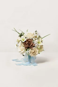 Bridesmaid Bouquet in Earth Brown & Tawny Beige (Set of 1)