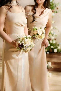 Bridesmaid Bouquet in Earth Brown & Tawny Beige (Set of 1)