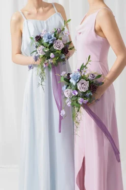 Bridesmaid Bouquet in Ethereal Purple Dream (Set of 4) | Clearance