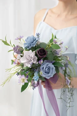 Bridesmaid Bouquet in Ethereal Purple Dream