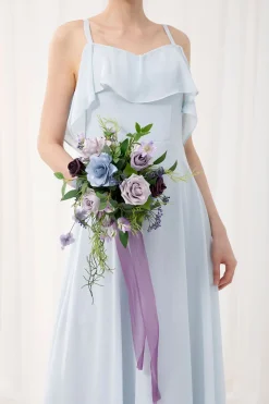 Bridesmaid Bouquet in Ethereal Purple Dream
