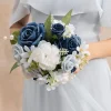 Bridesmaid Bouquet in Noble Navy Blue (Set of 1)