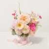 Bridesmaid Bouquet in Powder Pink & Berry Pink & Cream (Set of 4)