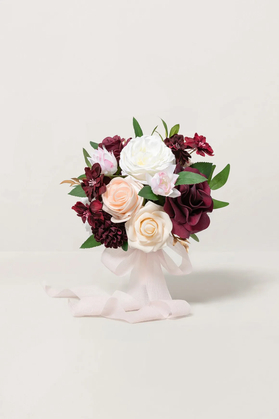 Bridesmaid Bouquet in Romantic Marsala
