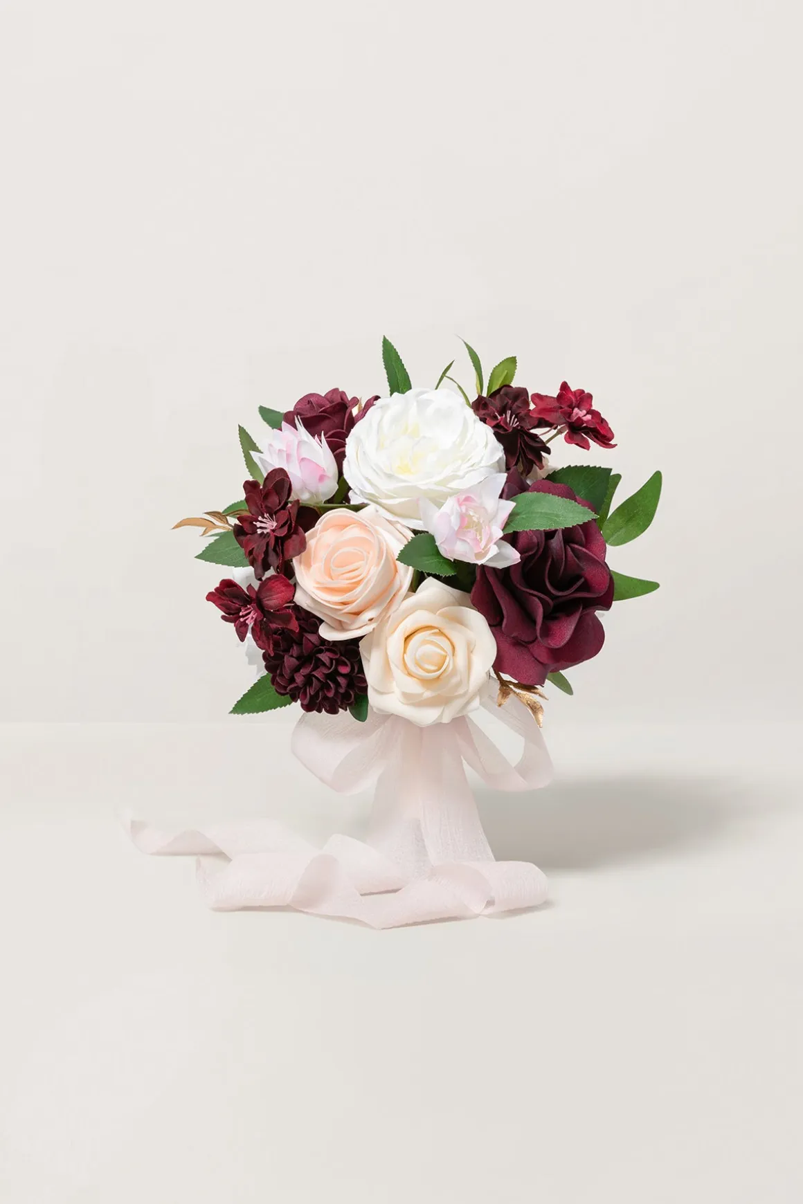 Bridesmaid Bouquet in Romantic Marsala (Set of 1)