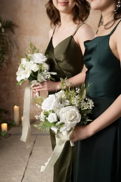 Bridesmaid Bouquets in May Lily & Olive