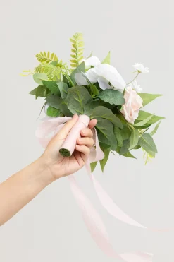 Bridesmaid Posy in Blush & Cream | Clearance
