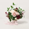 Bridesmaid Posy in Marsala & Cream
