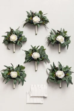 Bridesmaid Posy in Natural Whites (Set of 6) | Clearance