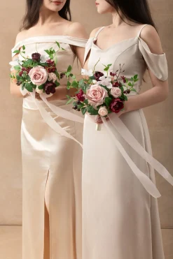 Bridesmaid Posy in Romantic Marsala