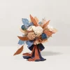 Bridesmaid Posy in Russet Orange & Denim Blue | Clearance