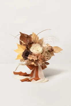Bridesmaid Posy in Rust & Sepia | Clearance