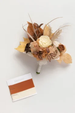 Bridesmaid Posy in Rust & Sepia | Clearance