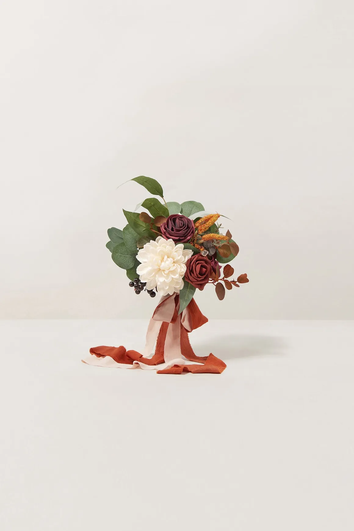 Bridesmaid Posy in Sunset Terracotta