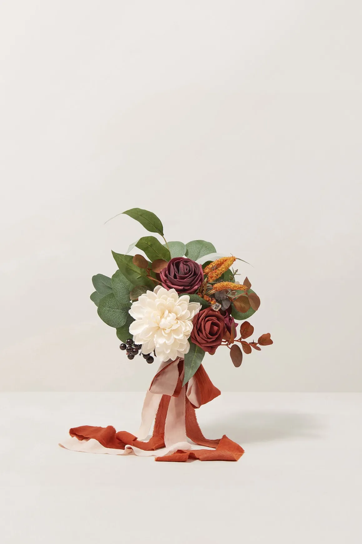 Bridesmaid Posy in Sunset Terracotta