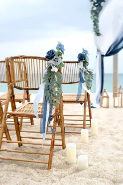 Ceremony Decor Package in Dusty Blue & Navy