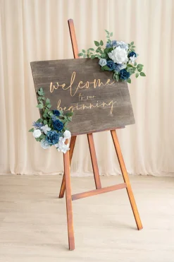 Ceremony Decor Package in Dusty Blue & Navy