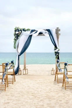 Ceremony Decor Package in Dusty Blue & Navy