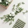 Chair Flower& Draping Package in White & Sage | Clearance
