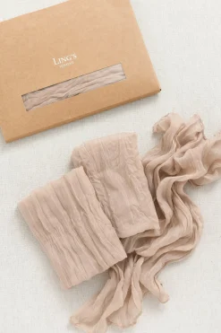 Cheesecloth Napkins & Table Runner Set for Reception