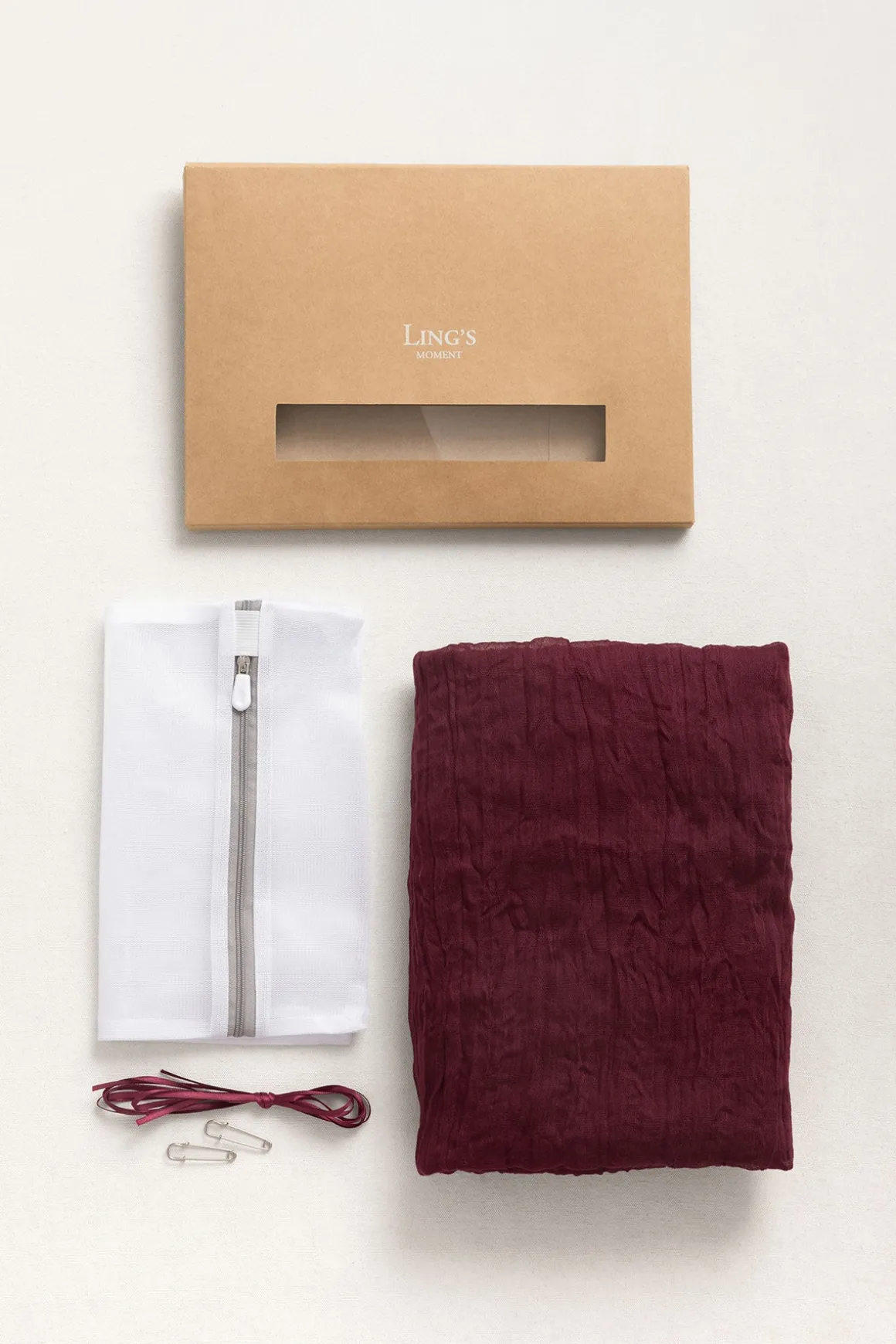 Cheesecloth Table Runner - Burgundy(10ft) | Clearance