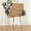 Combo Set Flower Sign Decor in Lilac & Gold | Clearance