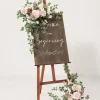 Deluxe Combo Set Flower Sign Decor in Dusty Rose & Cream