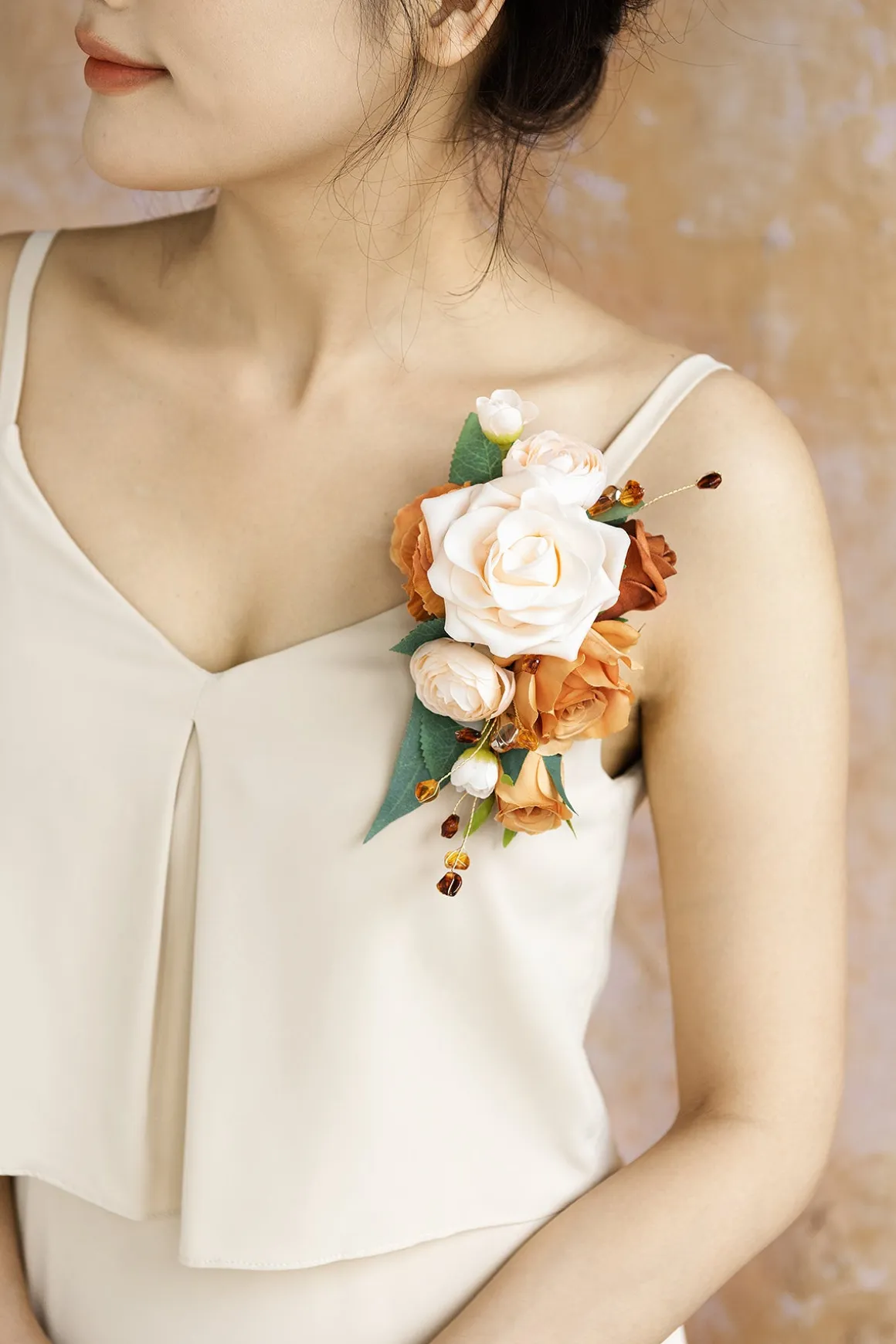 Deluxe Wedding Flower Package in Sunset Terracotta