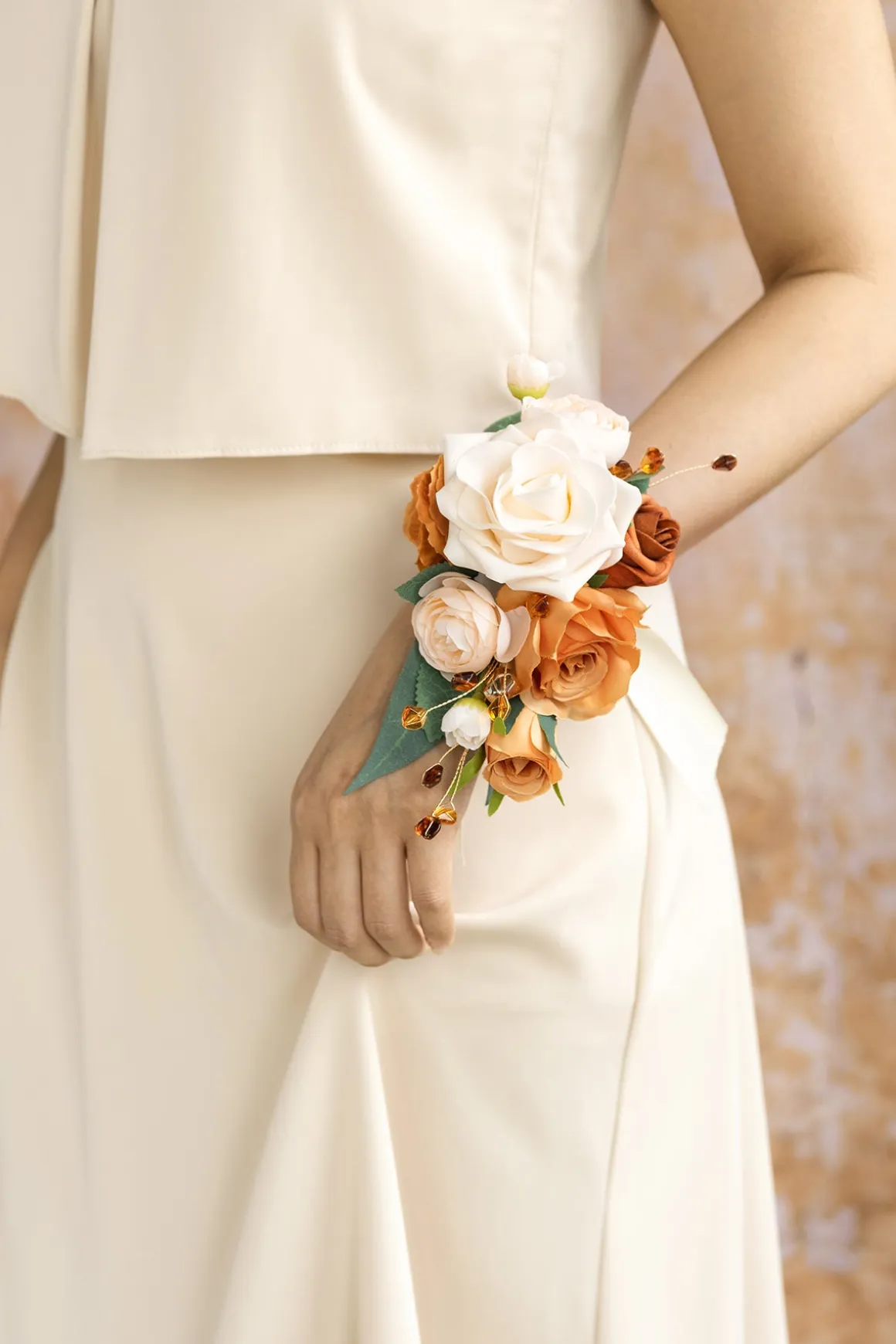 Deluxe Wedding Flower Package in Sunset Terracotta