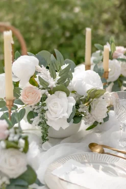 Designer Flower Boxes - Ginger White & Green (Grand Box) | Clearance