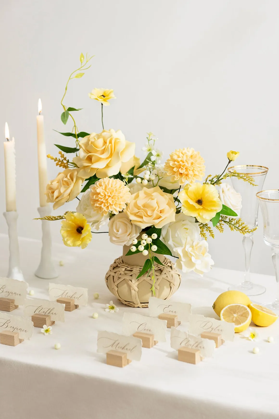 Designer Flower Boxes - Lemonade Yellow (Grand Combo)