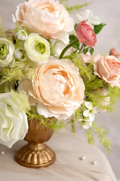 DIY Designer Flower Boxes in Blush & Cream