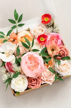 DIY Designer Flower Boxes in Blush & Cream