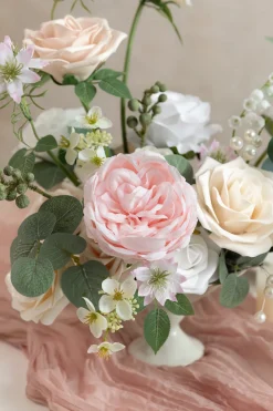 DIY Designer Flower Boxes in Blush & Cream
