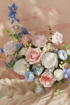 DIY Designer Flower Boxes in Blush & Cream